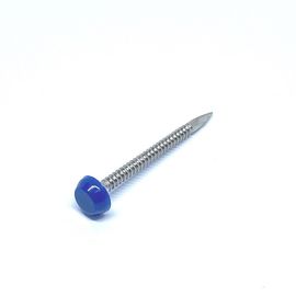 ก่อสร้างหัวเล็บพลาสติกสแตนเลส / หมุด SUS316 Poly Top Pins 30mm