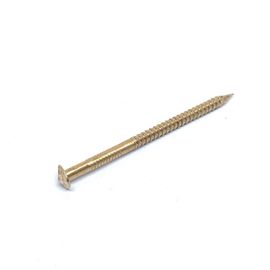 หัวกุหลาบ / หัวแบนซิลิคอนบรอนซ์เล็บสำหรับโครงการไม้ 50 X 2.8MM