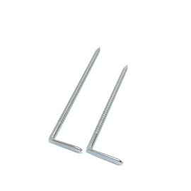 2.0 X 50mm Head Annular Groove Spiral Shank Nails 316 L พื้นผิวมันเงา