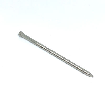 4.0X90MM Flat Lost Head วงแหวนวงแหวน SS Nails For Wood