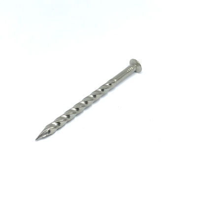 2.8X65MM Twisted Shank Oval Head เล็บสแตนเลสสำหรับ Decking