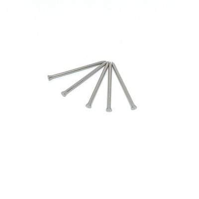 การป้องกันการกัดกร่อน 1.6X30MM แผงหมุดเล็บเรียบสำหรับโครงการไม้