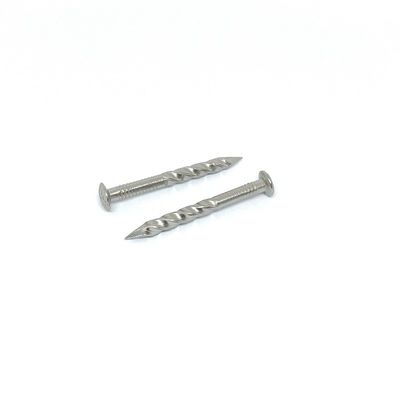 หัวตาหมากรุก SUS304 Twist Shank Nails 3.75X42MM Size