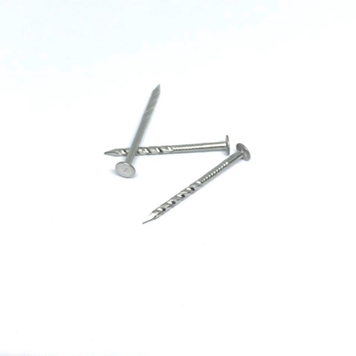Twist Shank 304 สแตนเลสหัวแบนเล็บป้องกันสนิม