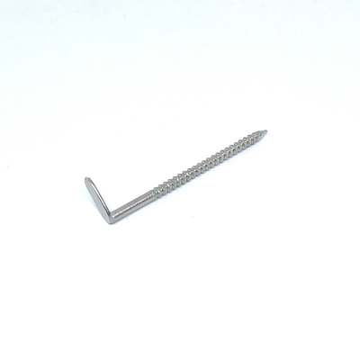 หัวมุมขวาสแตนเลส Clinch Nails วงแหวนวงแหวน Type